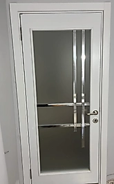 Adokapı Gümüş Renk Karolajlı Model Kapı