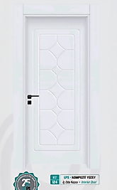 KT 124 Pürüzsüz Yüzeyli Kompozit İç Oda Kapısı