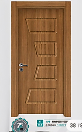 KT 154 Pürüzsüz Yüzeyli Kompozit İç Oda Kapısı