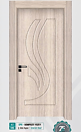 KT 145 Pürüzsüz Yüzeyli Kompozit İç Oda Kapısı