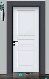 KT 107 Pürüzsüz Yüzeyli Kompozit İç Oda Kapısı