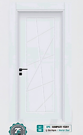 KT 110 Pürüzsüz Yüzeyli Kompozit İç Oda Kapısı