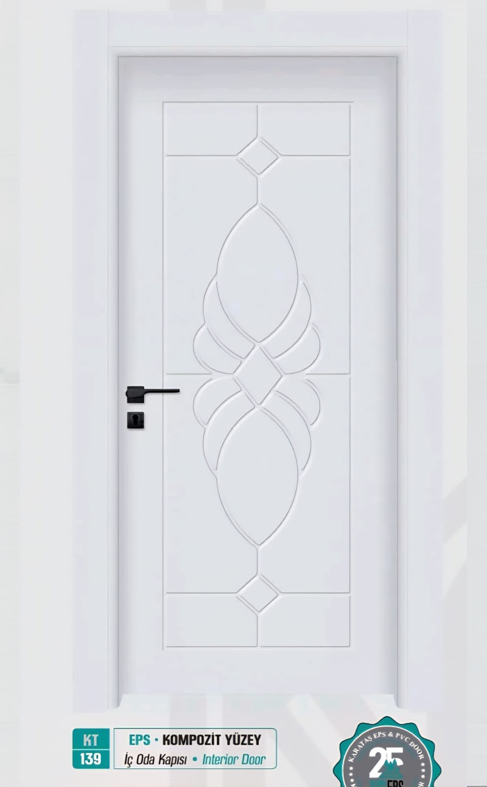 KT 139 Pürüzsüz Yüzeyli Kompozit İç Oda Kapısı