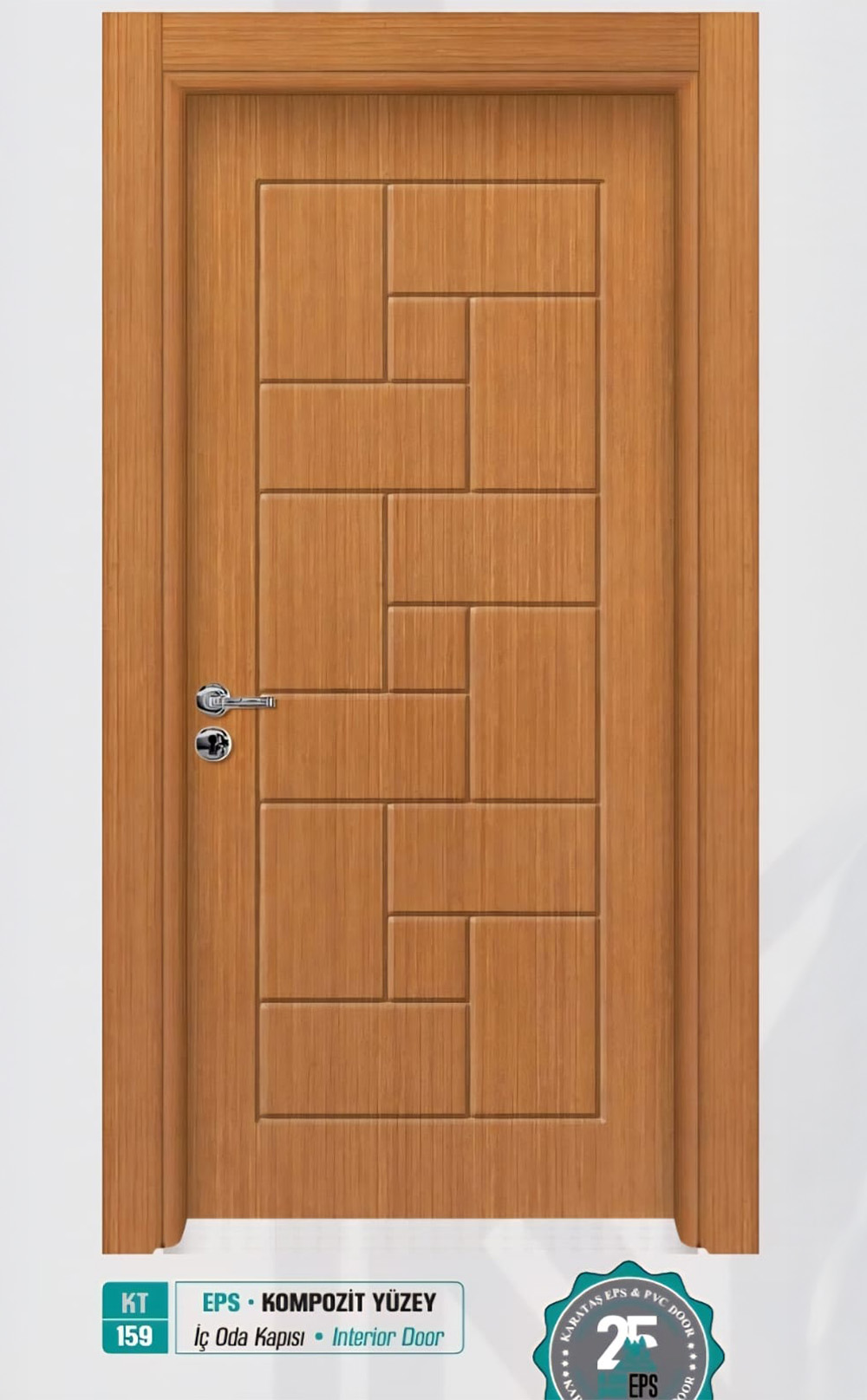 KT 159 Pürüzsüz Yüzeyli Kompozit İç Oda Kapısı