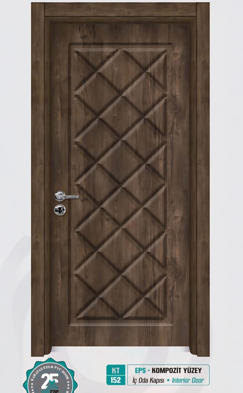 KT 152 Pürüzsüz Yüzeyli Kompozit İç Oda Kapısı