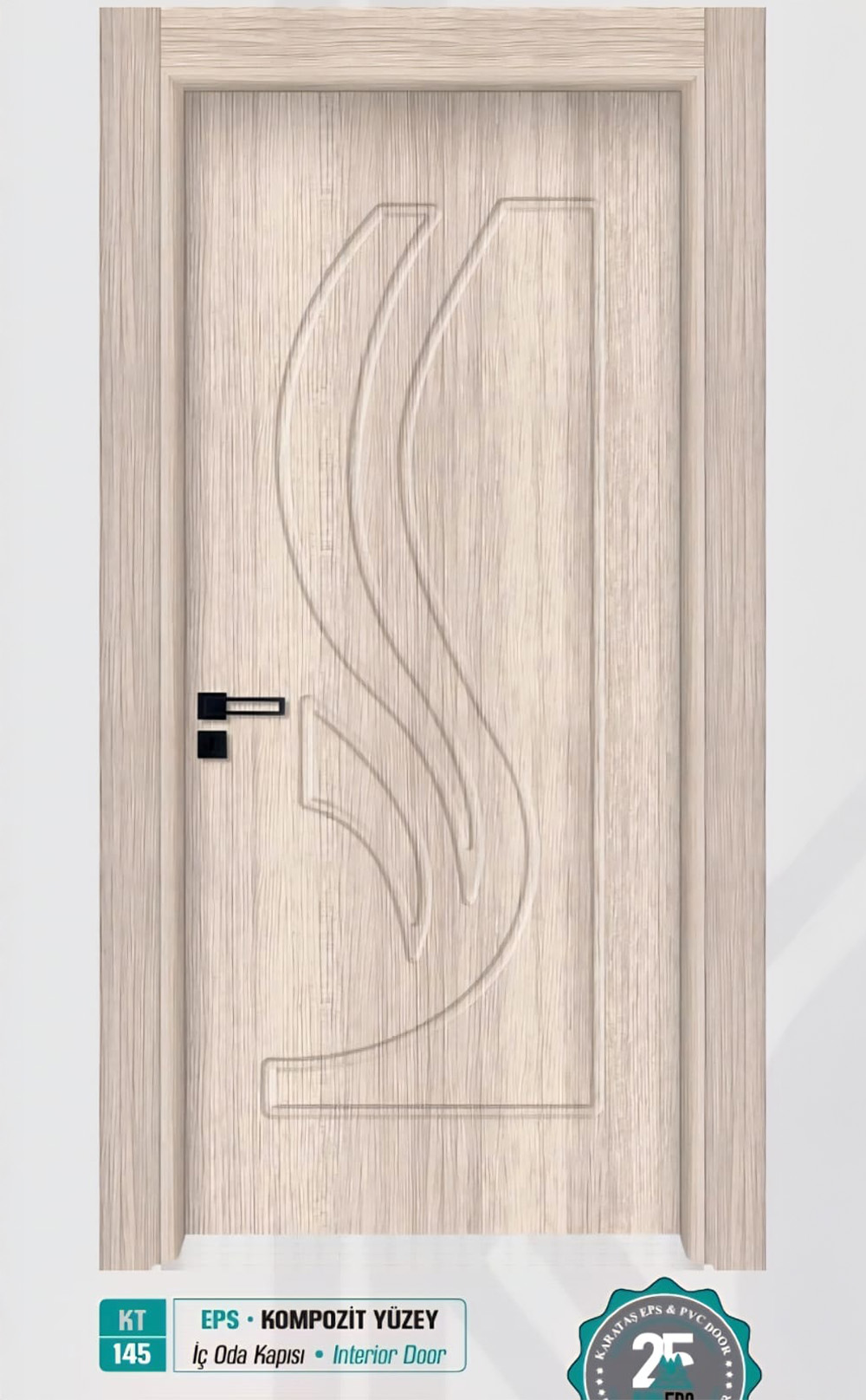 KT 145 Pürüzsüz Yüzeyli Kompozit İç Oda Kapısı