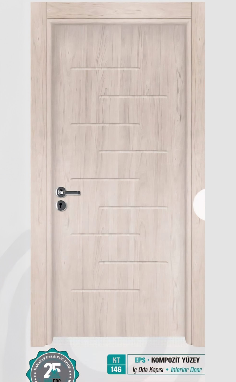 KT 146 Pürüzsüz Yüzeyli Kompozit İç Oda Kapısı