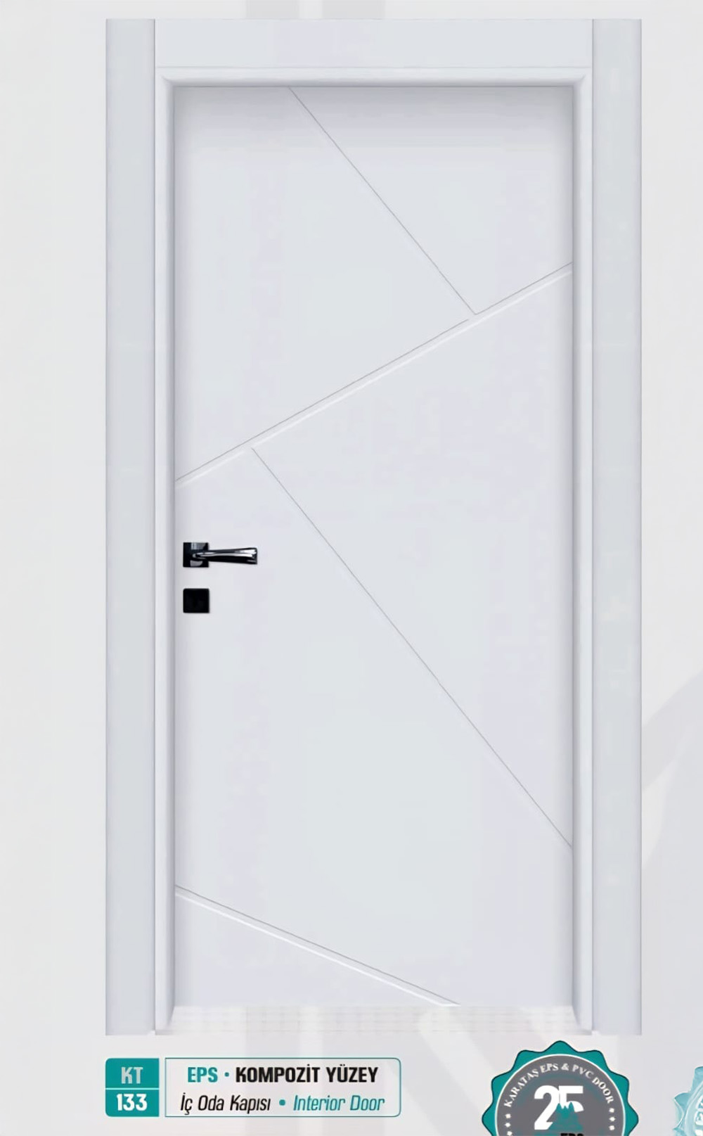 KT 133 Pürüzsüz Yüzeyli Kompozit İç Oda Kapısı