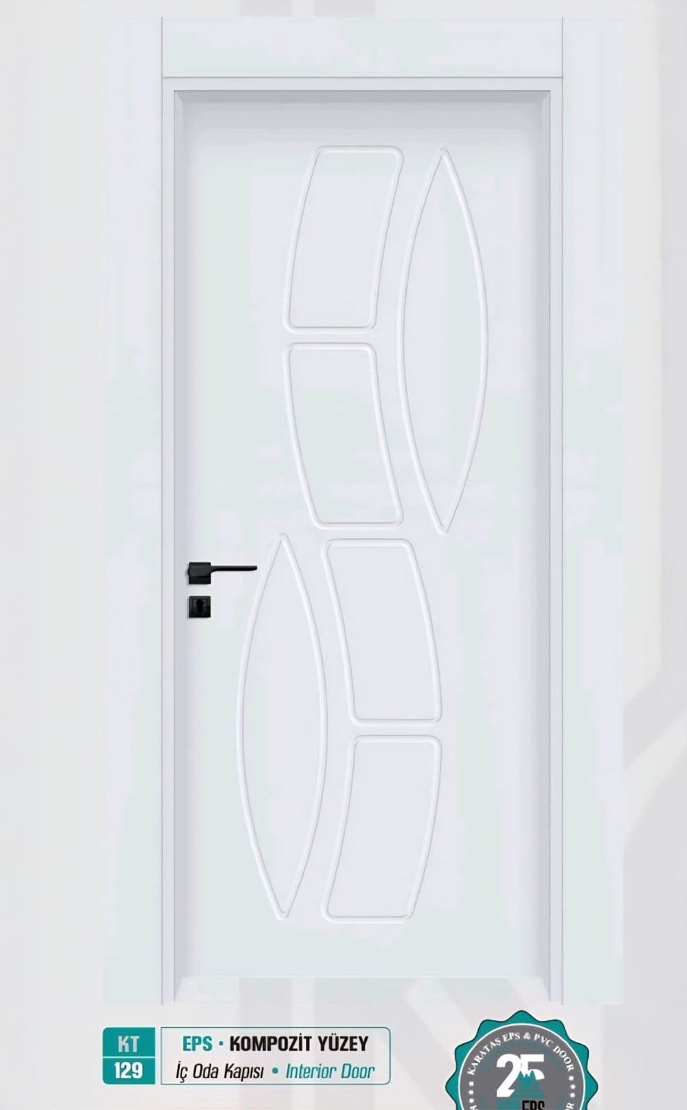 KT 129 Pürüzsüz Yüzeyli Kompozit İç Oda Kapısı