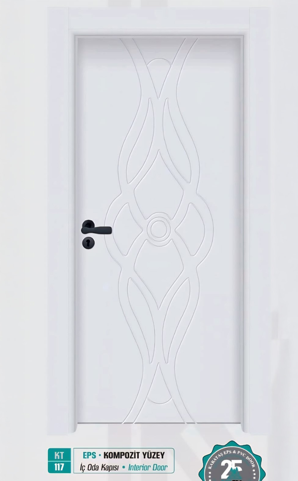 KT 117 Pürüzsüz Yüzeyli Kompozit İç Oda Kapısı