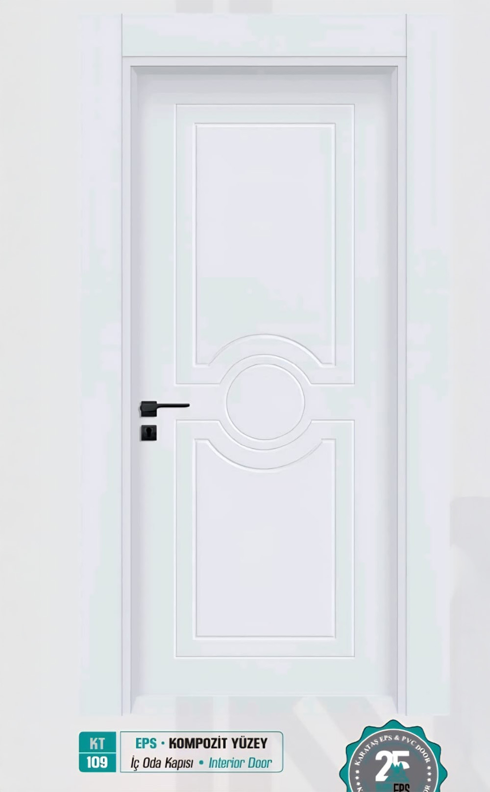 KT 109 Pürüzsüz Yüzeyli Kompozit İç Oda Kapısı