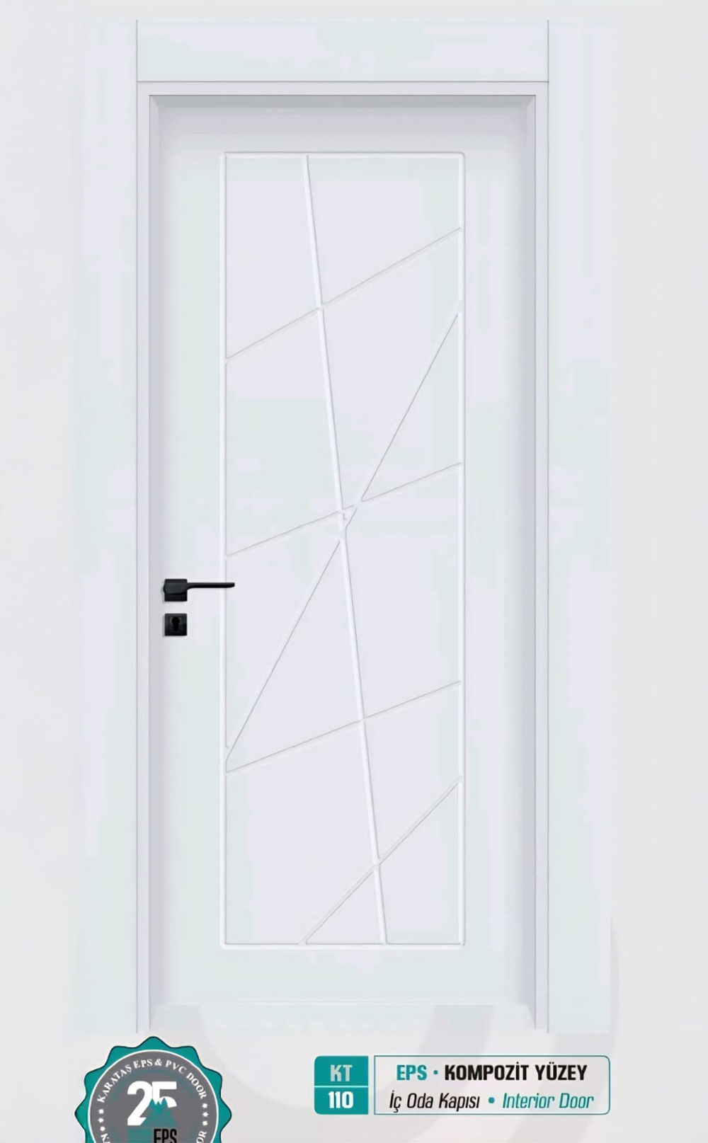 KT 110 Pürüzsüz Yüzeyli Kompozit İç Oda Kapısı