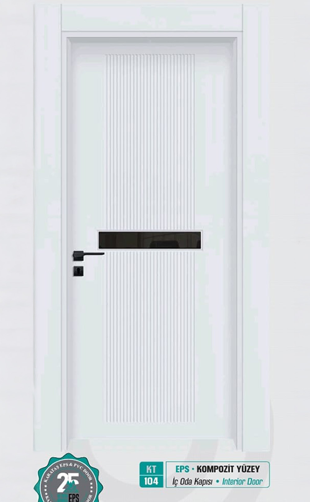KT 104 Pürüzsüz Yüzeyli Kompozit İç Oda Kapısı